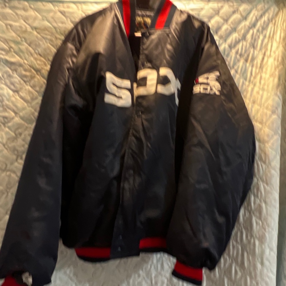 Vintage Majestic Cooperstown Collection Chicago White Sox Satin Jacket 2xl